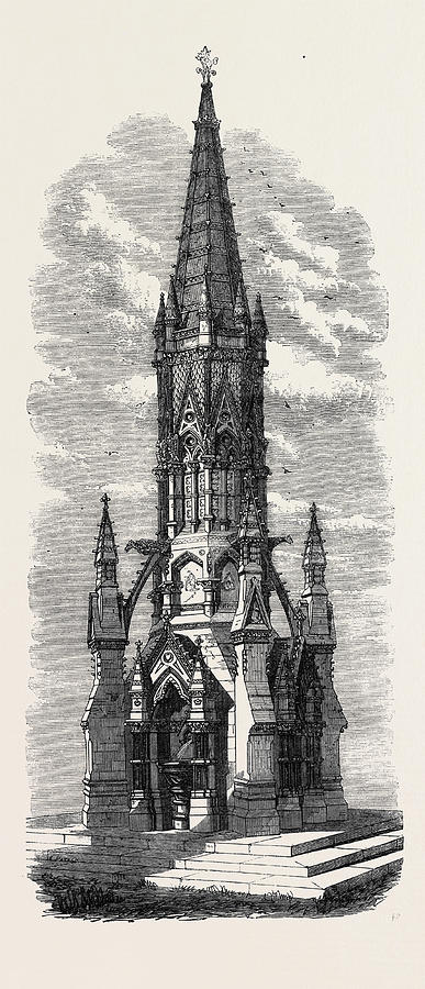 Drinking Fountain In Hyde Park London 1868 Drawing by English School ...