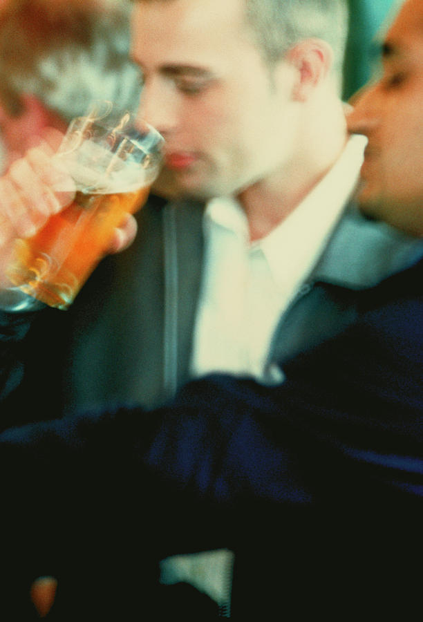 Drinking Lager Photograph by Annabella Bluesky/science Photo Library