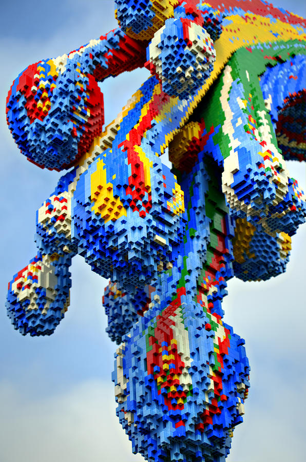 Dripping Lego Paint Photograph by Ricky Barnard