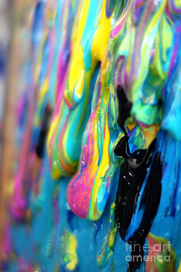 Dripping Paint #2 Photograph by Jacqueline Athmann