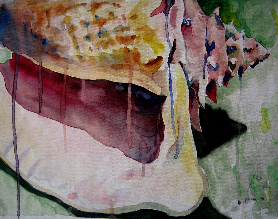 Dripping Shell Painting by Jeffrey S Perrine