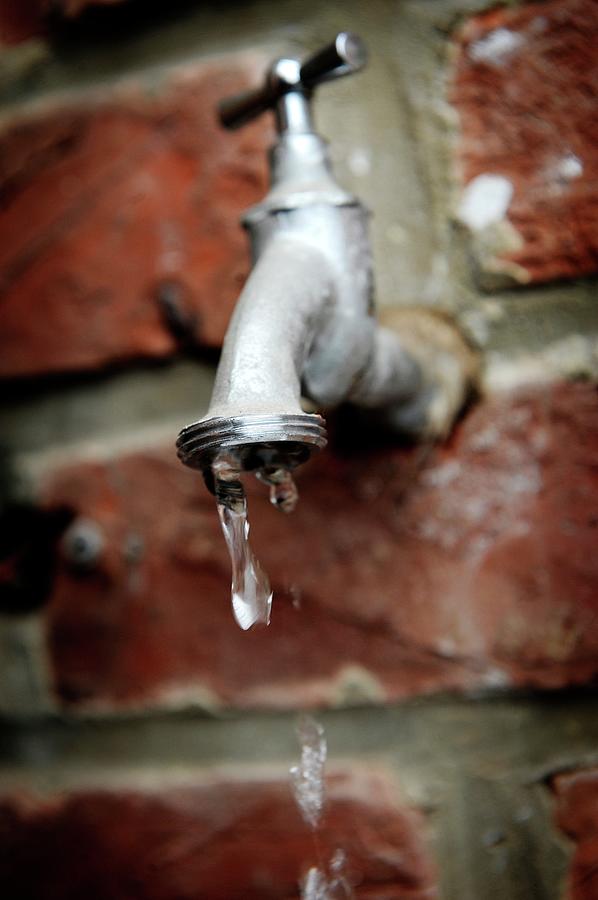 Dripping Tap Photograph by Jan Van De Vel/reporters/science Photo Library