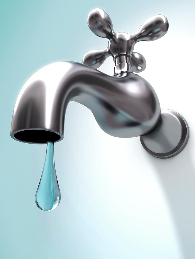 Dripping Tap Photograph by Ktsdesign/science Photo Library