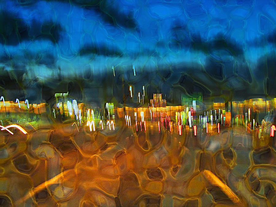 Drive By Night Digital Art by Wendy J St Christopher
