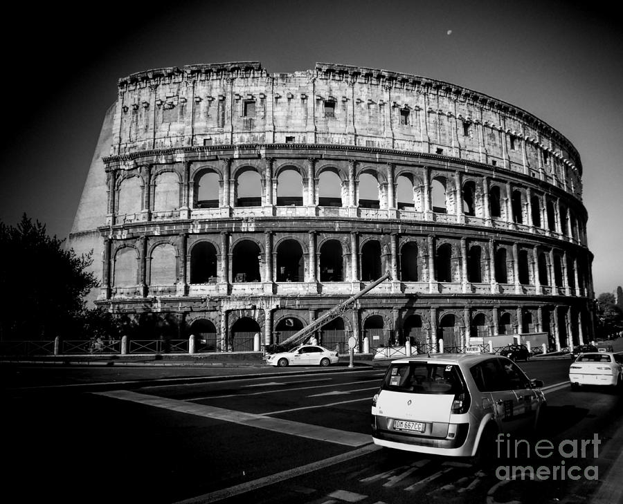Drive By the Coliseum  Photograph by Karen Lewis