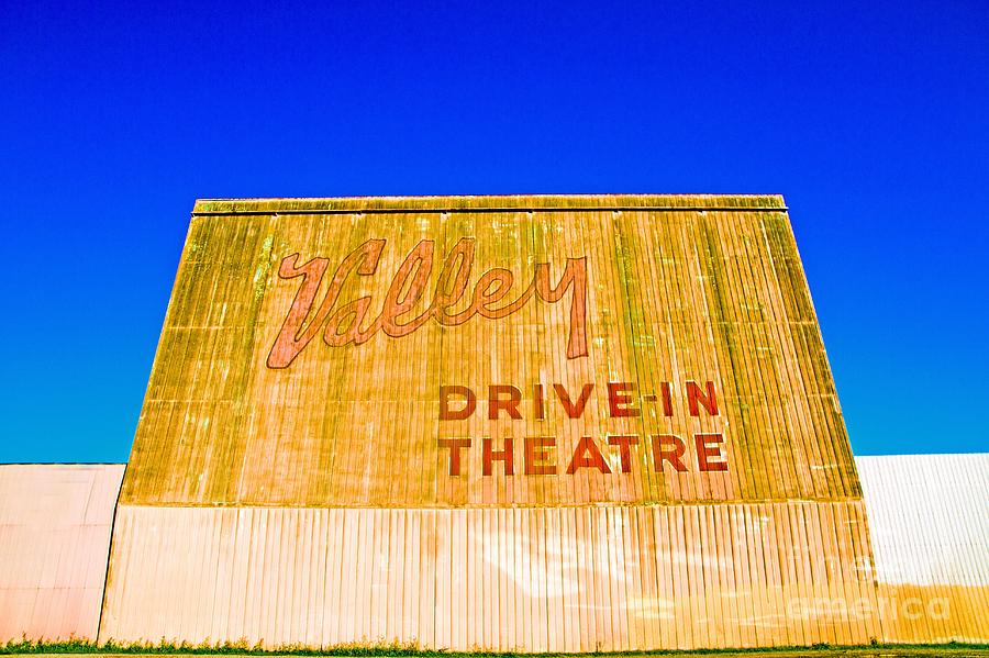 Vintage California Drive-In Theatre Photograph by Mel Ashar