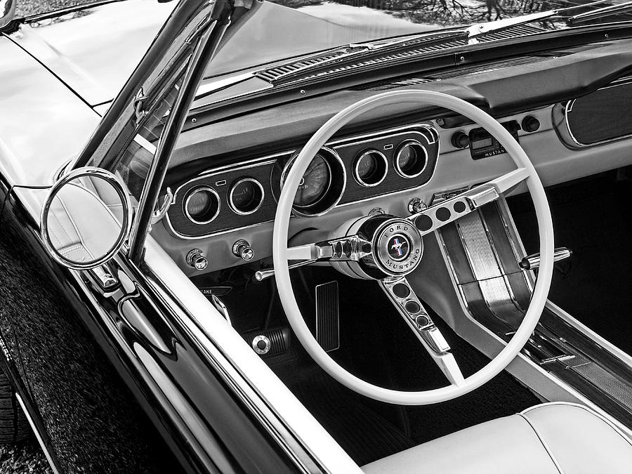 Drive The Dream in Black and White Photograph by Gill Billington