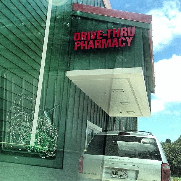 Home Photograph - Drive-thru Pharmacy? In Hawaii? On Big by Rj Kaneao