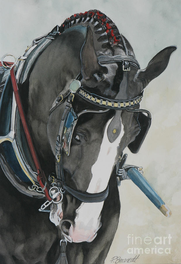Horse Painting - Driven by Patricia Brandt