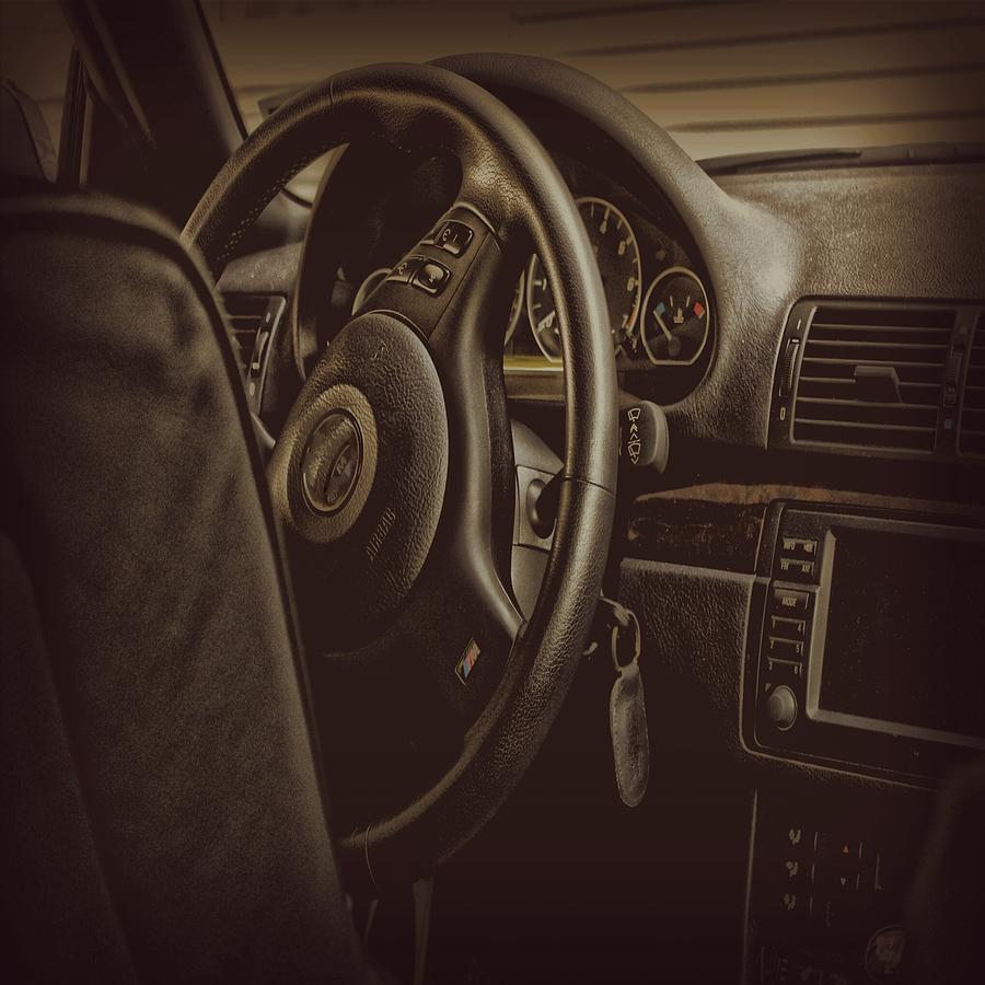 Car Photograph - Driver Seat by Angel Eowyn Car Photograph - Driver Seat by Angel Eowyn