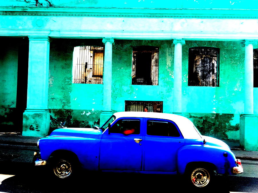 Driving Cuba  Photograph by Funkpix Photo Hunter