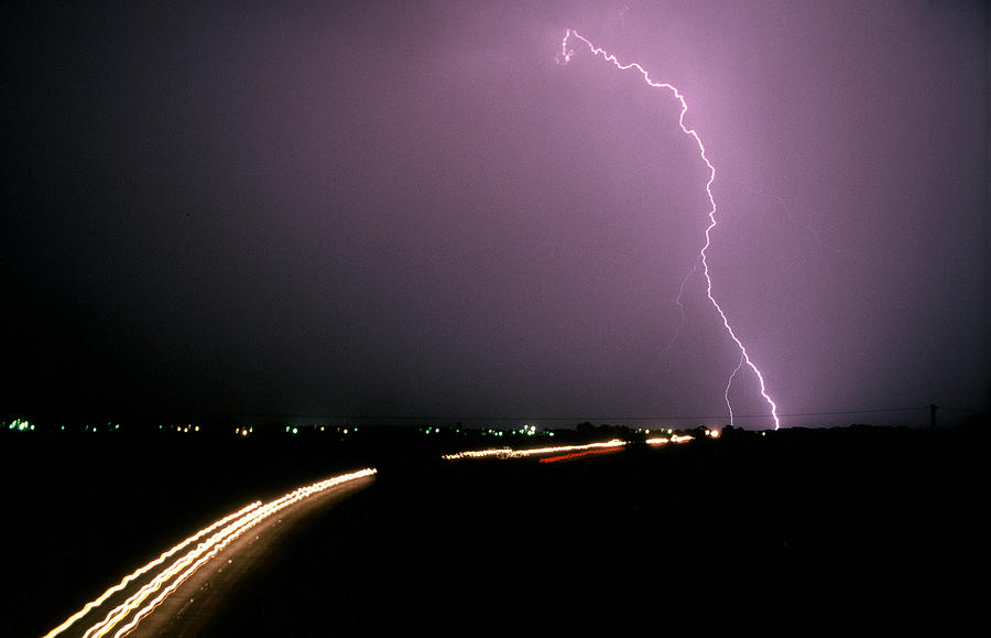 Driving into the storm Photograph by Matt Swinden