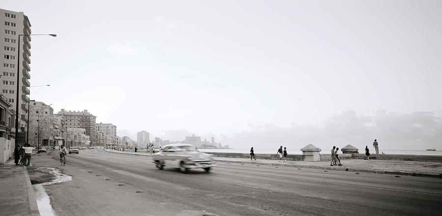 Driving On The Malecon Photograph by Shaun Higson - Fine Art America