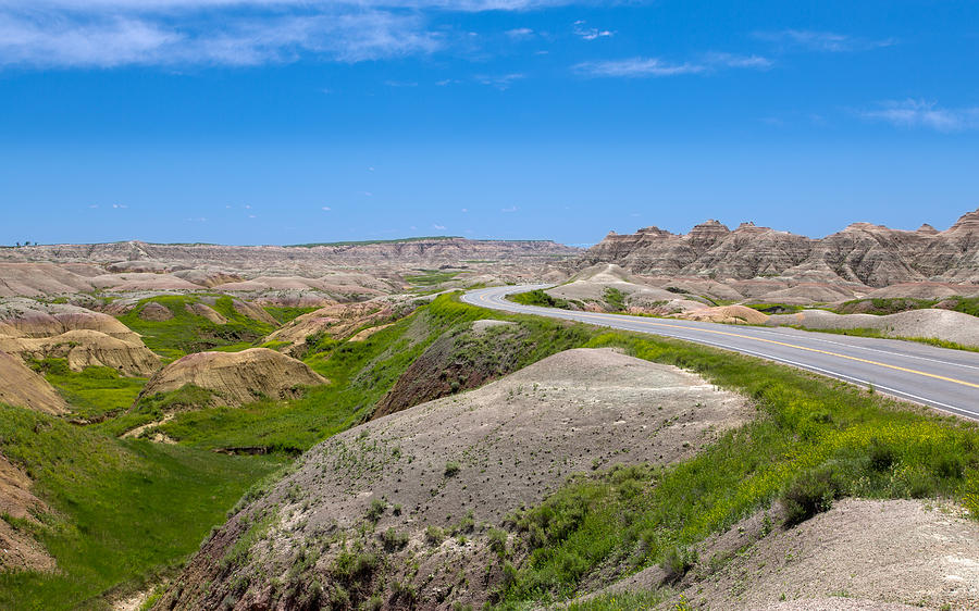 Driving The Badlands Loop Photograph by John M Bailey