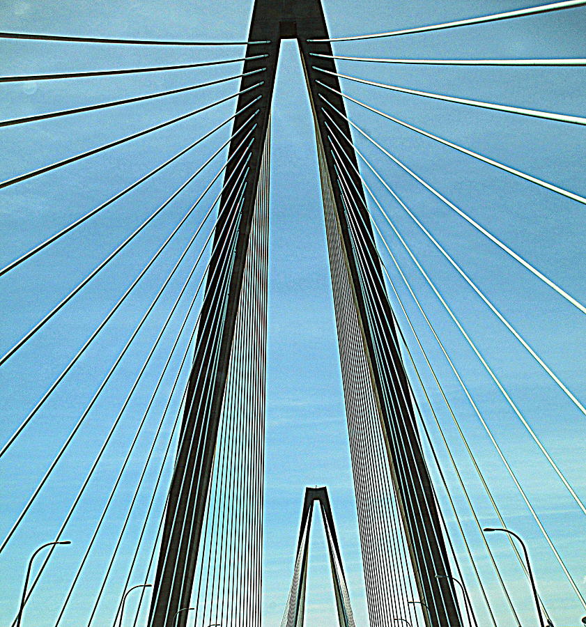 Driving The Bridge 3 Photograph by Randall Weidner
