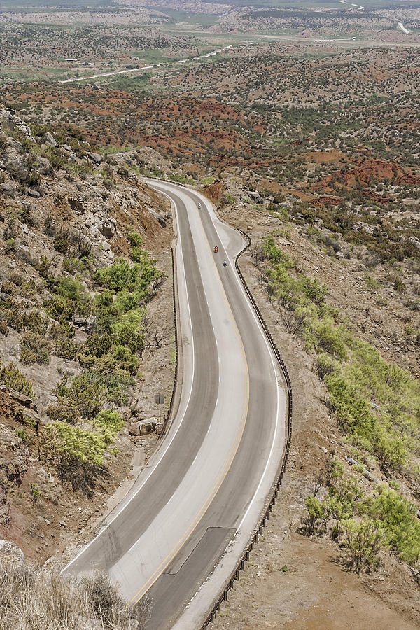 Driving through Canyons Photograph by Karen Stephenson