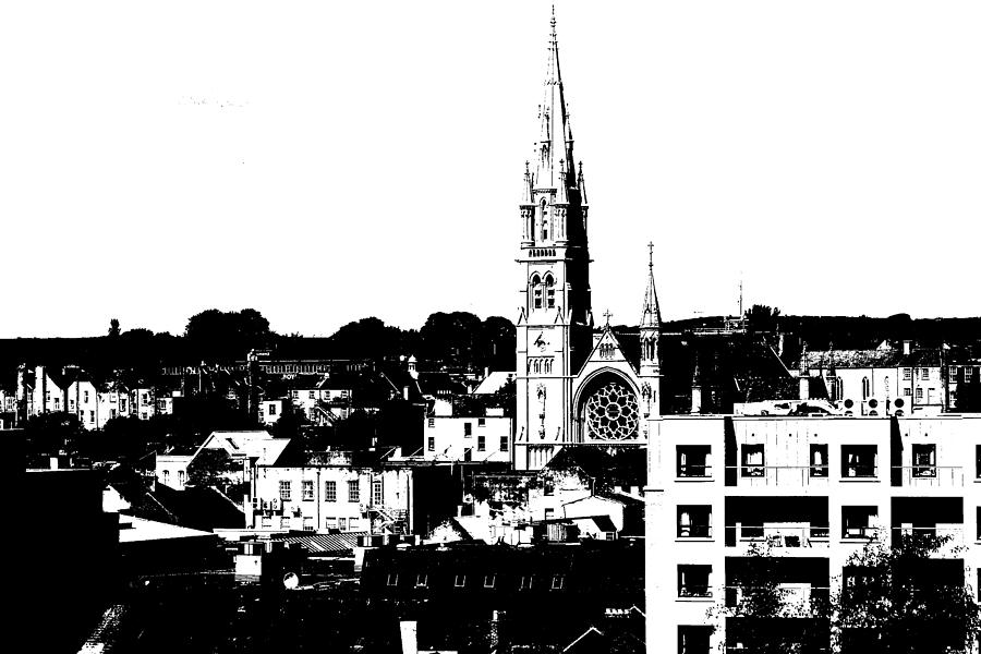 Black And White Photograph - Drogheda City by Norma Brock