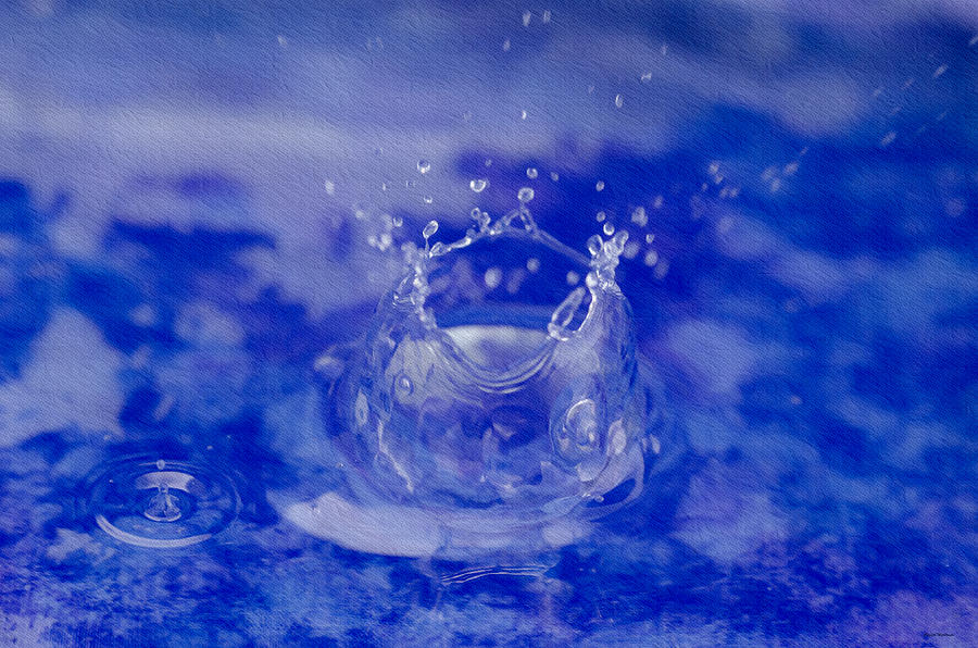 Water Drop and Splash Photograph by Crystal Wightman