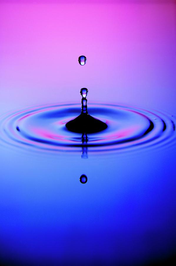 Droplet Impact On Water Photograph by Martin Dohrn/science Photo Library