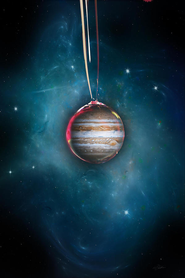 Space Digital Art - Drops Of Jupiter by Peter Chilelli