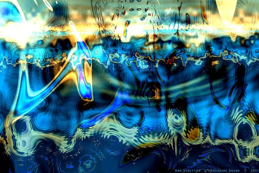 Drowning Sound  Digital Art by Ann Stretton