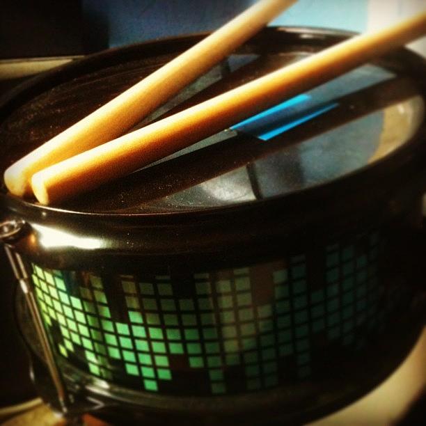 Music Photograph - #drum #drumsticks #firstact #music by Theresa Kidd