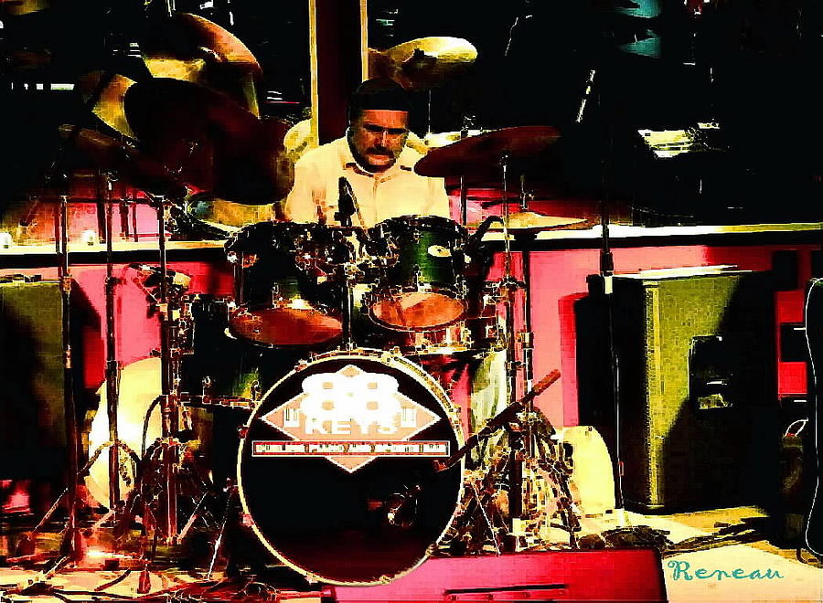 Drummer at 88 Keys Seattle WA Photograph by A L Sadie Reneau