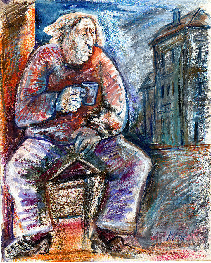 Drunkard Painting by Milen Litchkov | Fine Art America