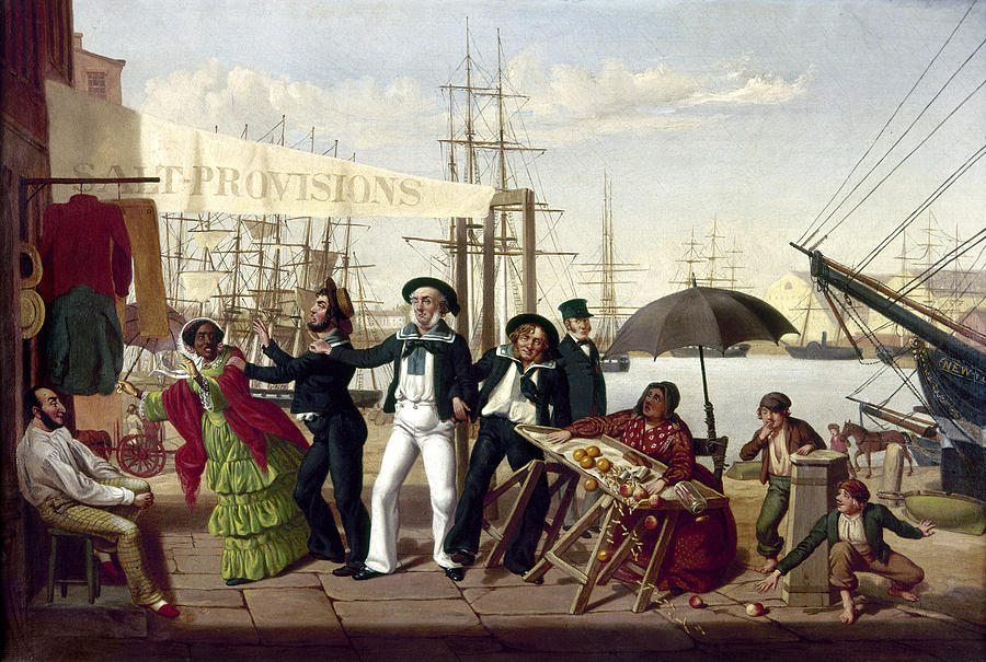 Drunken Sailors, 1857 Painting by Granger - Fine Art America