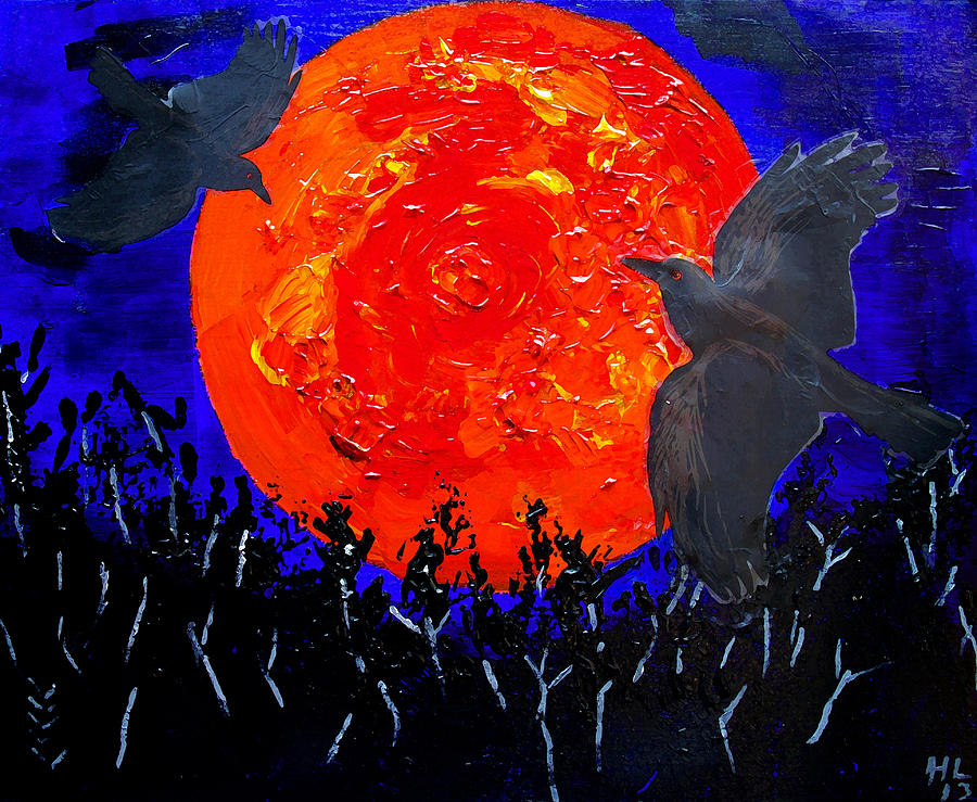 Blood Moon Rising Samhain Photograph by Andy Lawless