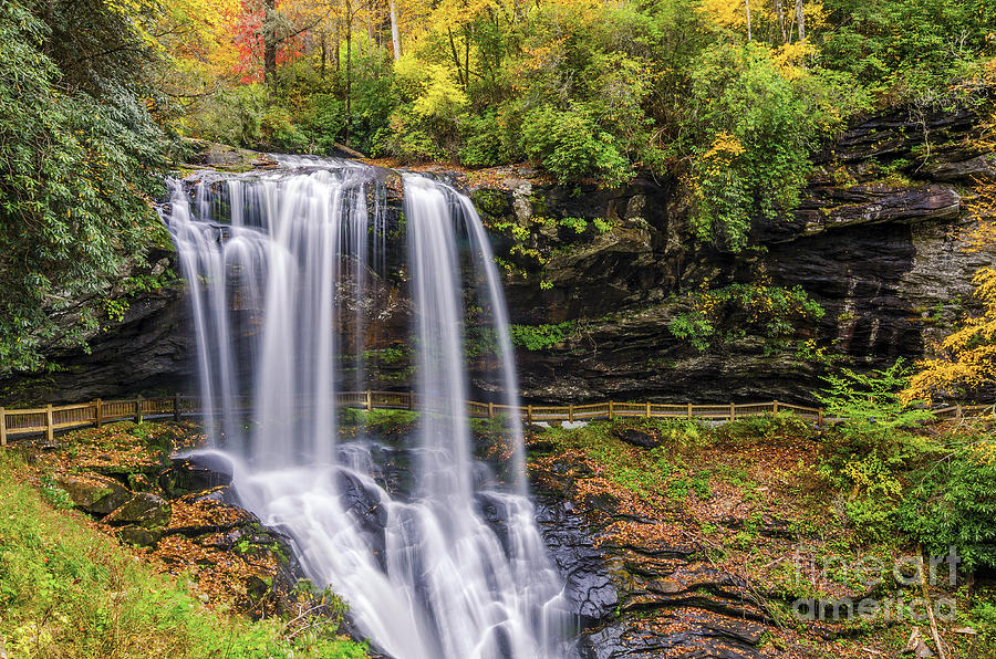 Dry Falls In Fall Photograph