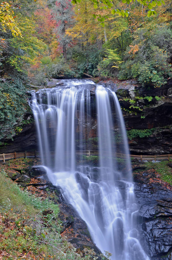 Dry Falls In Highlands North Carolina Photograph by Mary Anne Baker