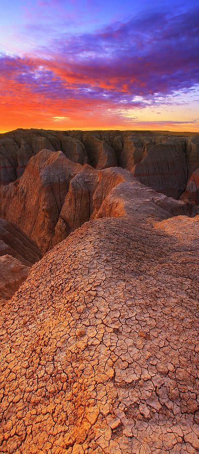 Badlands National Park Photograph - Dry Sunrise by Kadek Susanto