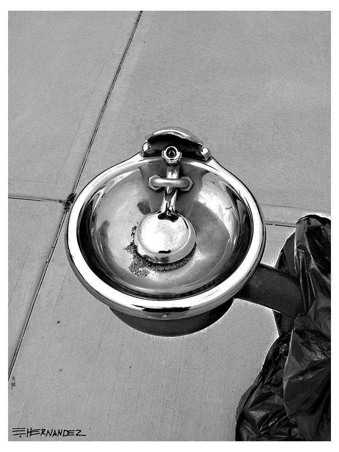Dry Water Fountain Photograph