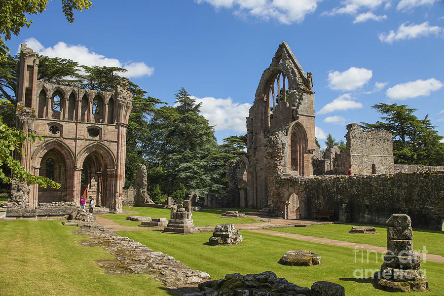 Dryburgh abbey  Photograph by Patricia Hofmeester