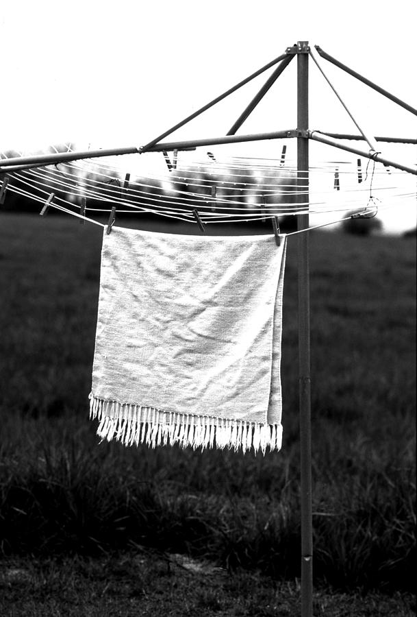Clothes Line Photograph - Drying Clothes by Harold E McCray