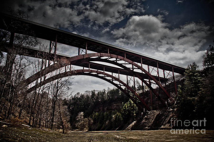 Dual Arched Bridge Photograph by Jim Lepard