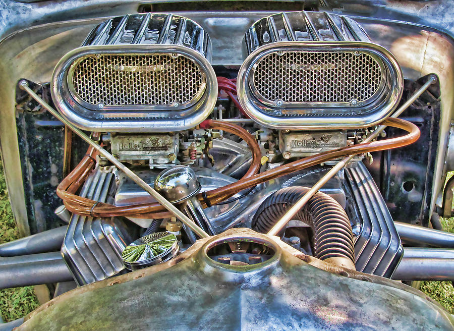 Dual Carbs Photograph by Ron Roberts