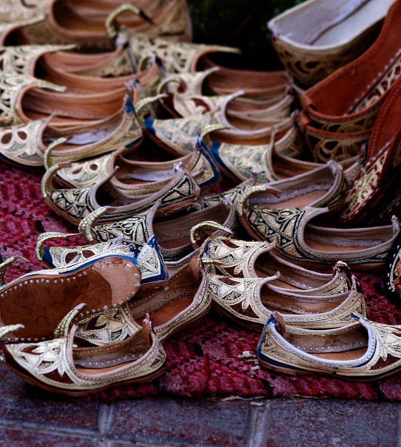 Dubai Marketplace Shoes Photograph by Gira Desai Fine Art America