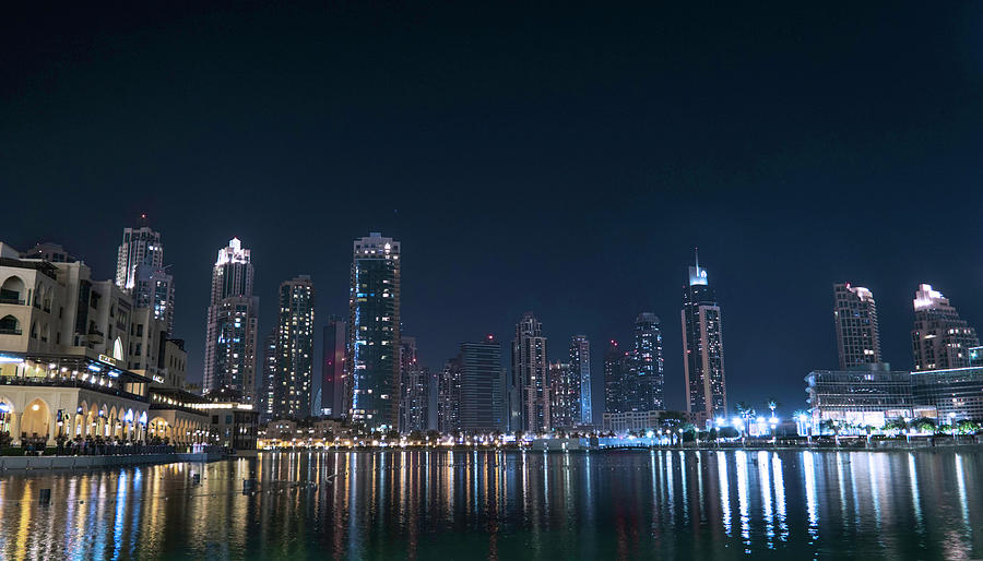 Dubai  In The Evening Photograph by Mariano Atares