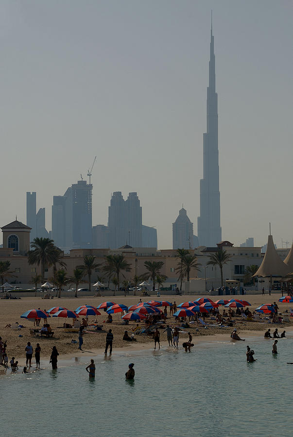 Dubai Jumeirah Open Beach Photograph by Steven Richman