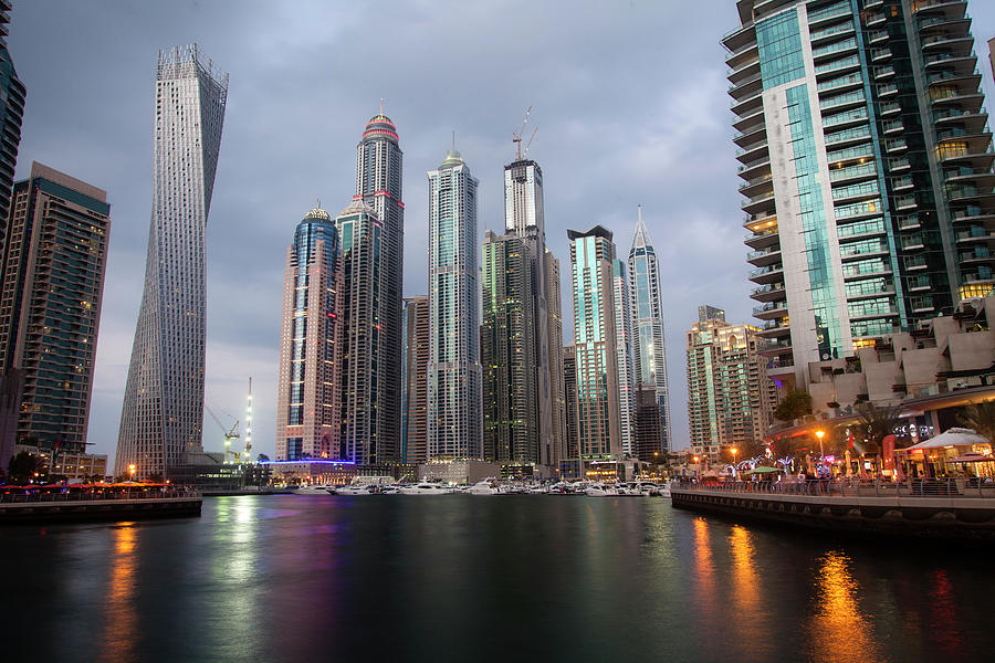 Dubai Marina Afternoon Photograph by Brad Rickerby Dubai Marina Afternoon Photograph by Brad Rickerby