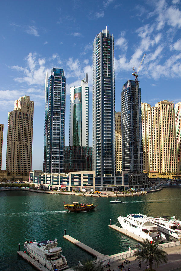 Dubai Marina daylight Photograph by Giulio Tarquinio - Fine Art America