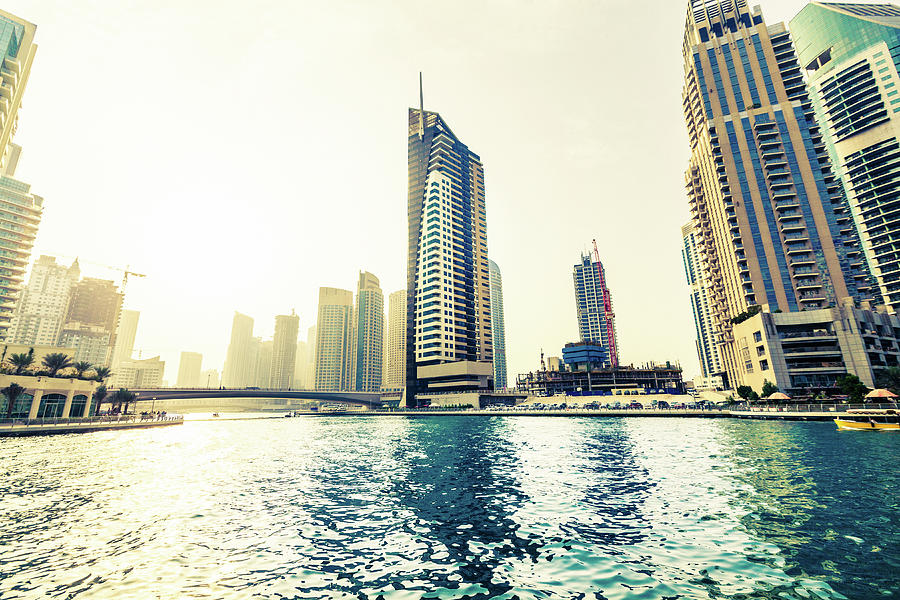 Nature Photograph - Dubai Marina Downtown by Lightkey