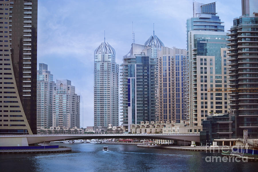 Architecture Photograph - Dubai Marina by Jelena Jovanovic