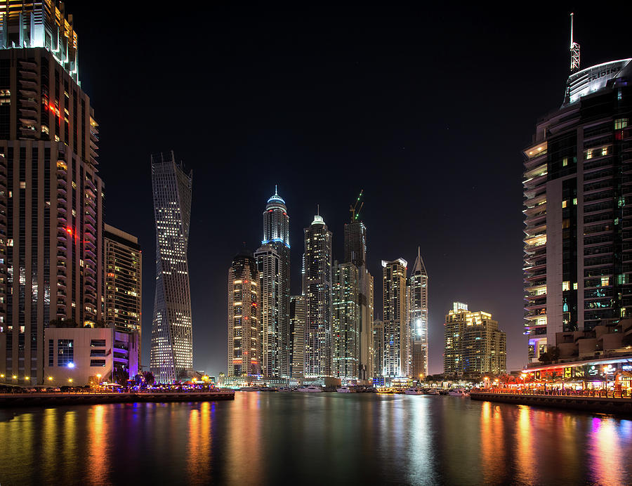Dubai Marina Photograph by Jmhuttun