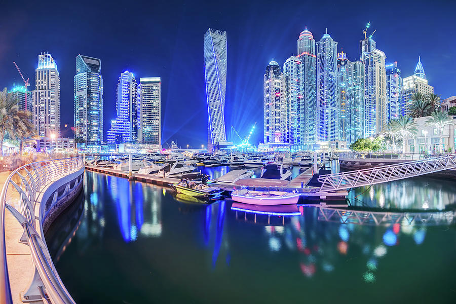 Dubai Marina Photograph by Thomas Kurmeier