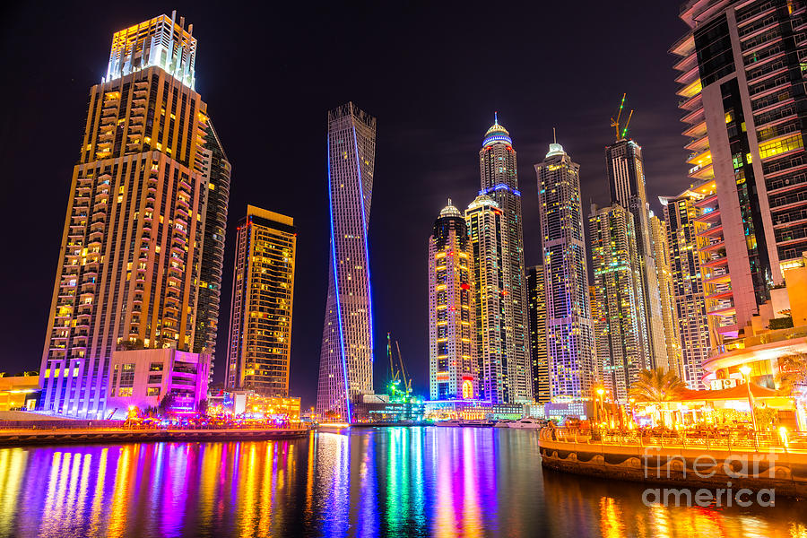Dubai Marina - UAE Photograph by Luciano Mortula