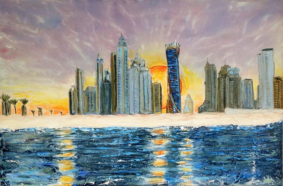 Dubai Painting by Mark James Fine Art America