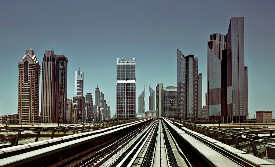 Track Photograph - Dubai Metro by Naufal